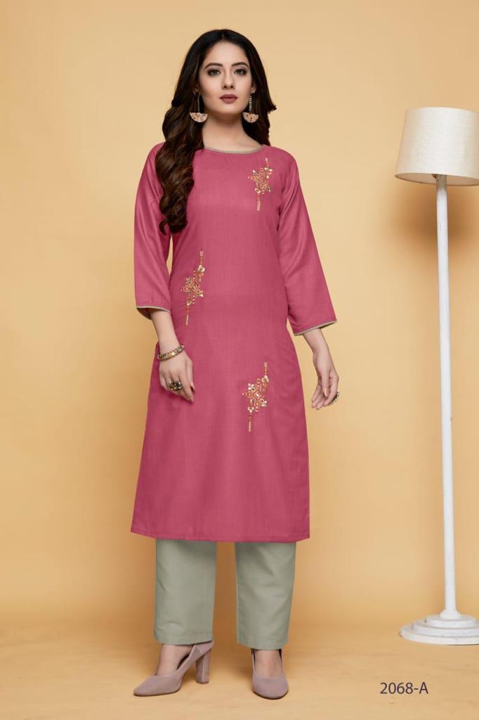 Signature 2 Regular Wear Cotton Fancy Designer Kurti Collection
